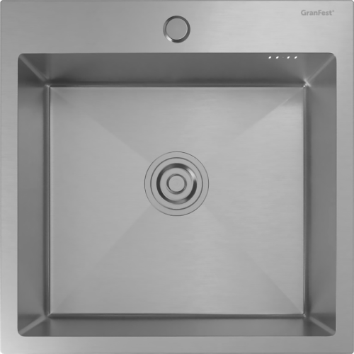 5050 inox 1 чаша 450*400*205, монтаж: врезной, материал: нержавеющая сталь, цвет: нержавеющая сталь