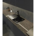 Q-780L black 1-чаша+крыло 770*495 мм, монтаж: врезной, материал: мрамор, цвет: черный