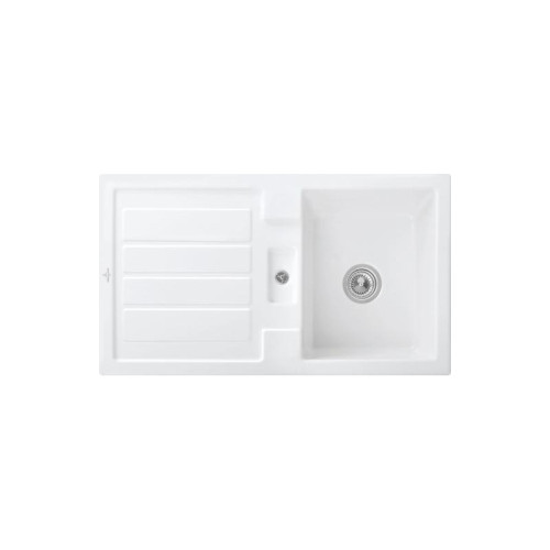 Flavia 50 900 x 510 mm R1 White Alpin CeramicPlus
