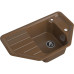 C-800E terracotta 1-чаша+крыло 790*490 мм, монтаж: врезной, материал: мрамор, цвет: терракот
