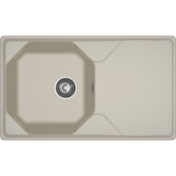 U-840L topaz 1-чаша+крыло 840*500 мм, монтаж: врезной, материал: мрамор, цвет: топаз