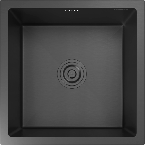 4444 PVD graphite 1 чаша 390*390*205, монтаж: универсальный, материал: нержавеющая сталь, цвет: графит