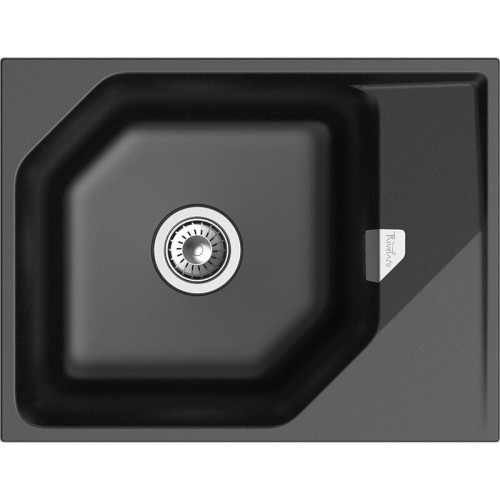 RIVELATO Мойка LOCUS 65  1-чаш 650*500, монтаж: врезной, материал: кварц, цвет: черный