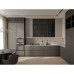 RIVELATO Мойка BERKANA 25 1-чаш 305*455, монтаж: универсальный, материал: кварц, цвет: антрацит