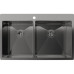 Rivelato Rinox 8050 B2 PVD black Мойка нерж.сталь 2 чаши 800*500*200 мм, монтаж: врезной, материал: нержавеющая сталь, цвет: черный