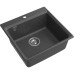 LV-510 graphite 1 чаша 450*385*200, монтаж: врезной, материал: мрамор, цвет графит