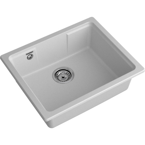 URBAN 4555 gray 1 чаша 470*370*170, монтаж: универсальный, материал: кварц, цвет: серый