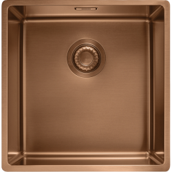 Мойка Franke/ BEST, Мойка Franke BXM 210/110-40 F-INOX, серия Mythos, мойка 440x450 мм, чаша 400x410x200 мм  возможен монтаж сверху, вровень и под столешницу, скрытый перелив, вентиль автомат с кнопкой, сифон, металлическая решетка-подставка, материал нер