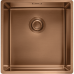 Мойка Franke/ BEST, Мойка Franke BXM 210/110-40 F-INOX, серия Mythos, мойка 440x450 мм, чаша 400x410x200 мм  возможен монтаж сверху, вровень и под столешницу, скрытый перелив, вентиль автомат с кнопкой, сифон, металлическая решетка-подставка, материал нер