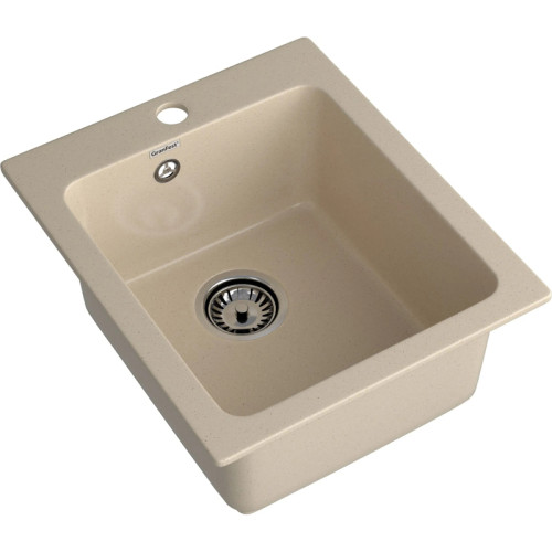 P-505 cashmere 1 чаша 350*395*200, монтаж: врезной, материал: мрамор, цвет кашемир