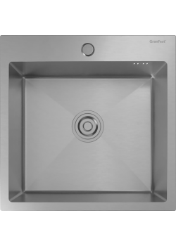 5050 inox 1 чаша 450*400*205, монтаж: врезной, материал: нержавеющая сталь, цвет: нержавеющая сталь