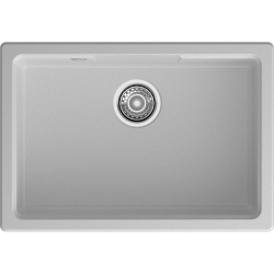 URBAN 4565 gray 1 чаша 570*370*170, монтаж: универсальный, материал: кварц, цвет: серый
