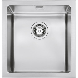 Кухонная мойка SMEG/ Мойка. Установка с бортиком 4 мм, необорачиваемая, нержавеющая сталь матовая