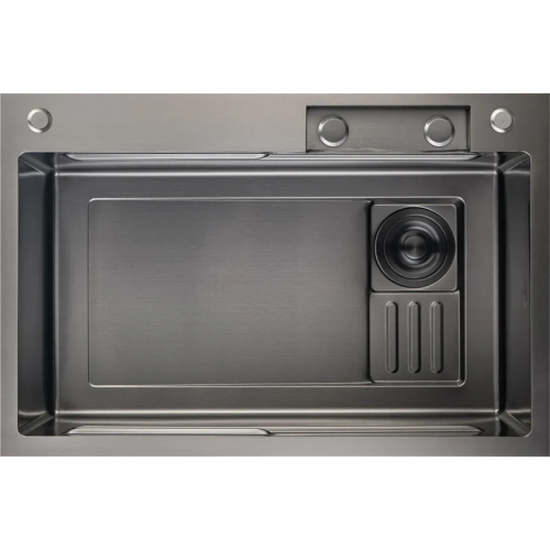 7545 PVD graphite 1 чаша 700*350 цвет: графит