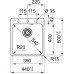 Мойка Franke 114.0696.191/ Best, Серия MARIS, Fragranite, Мойка MRG 610-39 черный матовый