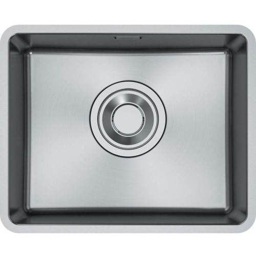 Мойка Franke MQX 110-50/ Best, Мойка Maris Quiet MQX 110-50, полированная нержавеющая сталь, подстольный монтаж, 1 чаша без крыла, 500x400 мм.