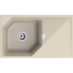 RIVELATO Мойка LOCUS 85  1-чаш 850*500, монтаж: врезной, материал: кварц, цвет: темно-бежевый