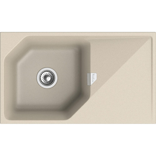 RIVELATO Мойка LOCUS 85  1-чаш 850*500, монтаж: врезной, материал: кварц, цвет: темно-бежевый