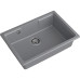 URBAN 4565 dark gray 1 чаша 570*370*170, монтаж: универсальный, материал: кварц, цвет: темно-серый