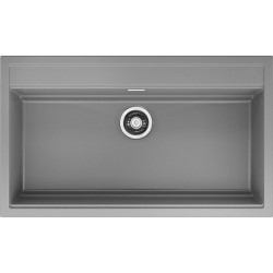 Мойка Smeg/ Мойка Smeg, композитная, гранит, серия Quadra, стандартное встраивание, цвет цемент/бетон