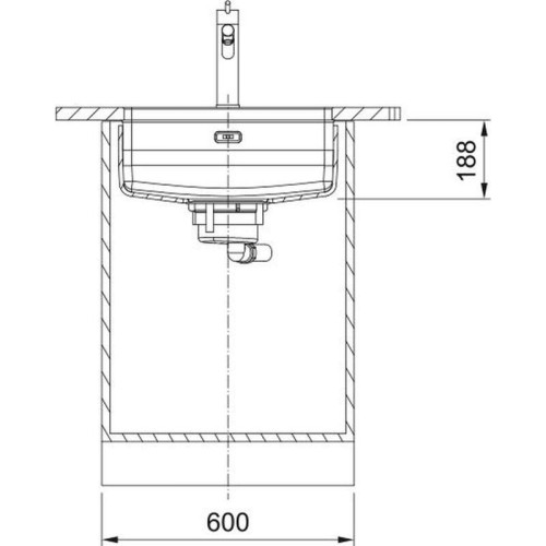 Мойка Franke MQX 110-50/ Best, Мойка Maris Quiet MQX 110-50, полированная нержавеющая сталь, подстольный монтаж, 1 чаша без крыла, 500x400 мм.