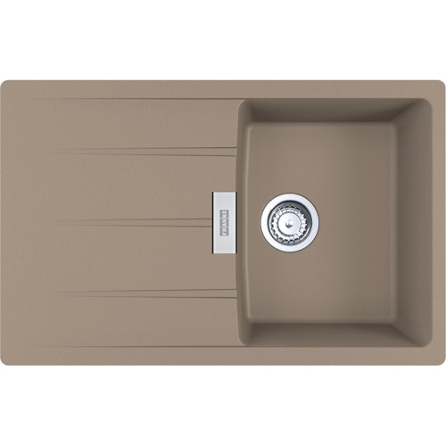 Мойки Franke/ Best, Centro, Мойка CNG 611/211-78, Fragranite+, База 45 см, на столешницу, миндаль