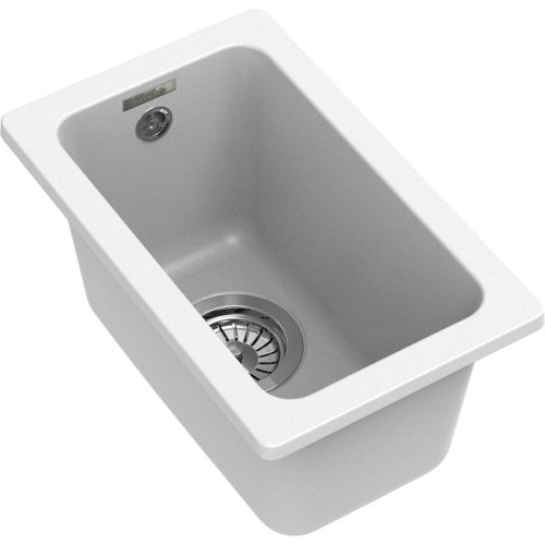 RIVELATO Мойка BERKANA 25 1-чаш 305*455, монтаж: универсальный, материал: кварц, цвет: иней