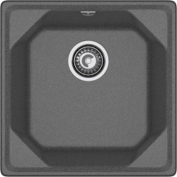 U-500 graphite 1 чаша 435*435*200, монтаж: врезной, материал: мрамор, цвет графит