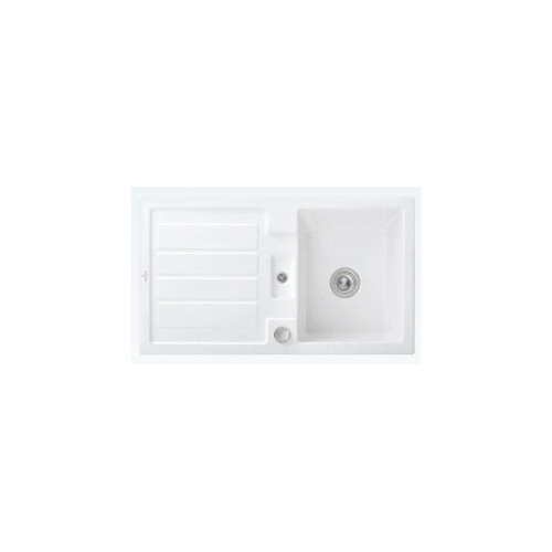 Flavia 50 900 x 510 mm R1 White Alpin CeramicPlus