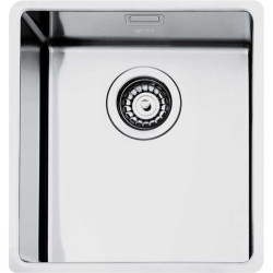 Мойка Smeg/ Мойка Smeg, штампованная, из нержавеющей стали, серия Mira, тип встраивания вровень со столешницей, плоский, под столешницу, толщина чаши 1 мм