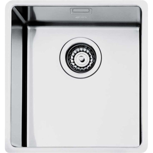 Мойка Smeg/ Мойка Smeg, штампованная, из нержавеющей стали, серия Mira, тип встраивания вровень со столешницей, плоский, под столешницу, толщина чаши 1 мм