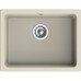 RIVELATO Мойка BERKANA 50 1-чаш 560*430, монтаж: универсальный, материал: кварц, цвет: темно-бежевый