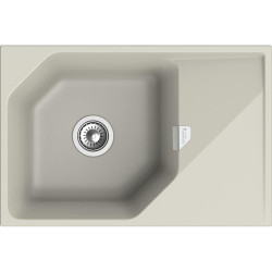 RIVELATO Мойка LOCUS 75  1-чаш 750*500, монтаж: врезной, материал: кварц, цвет: топаз