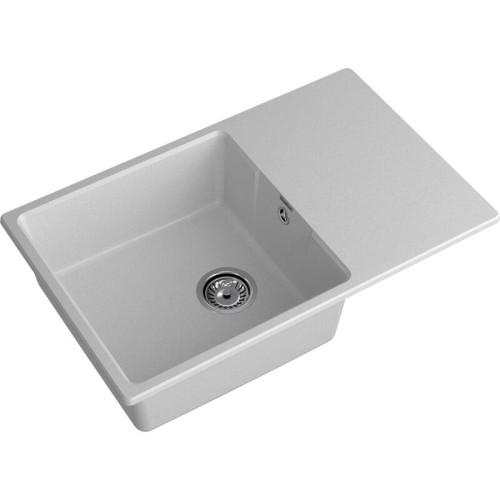 URBAN 678L gray 1-чаша+крыло 780*490мм, монтаж: врезной, материал: кварц, цвет: серый