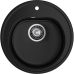 R-510 black 1 чаша 380*190, монтаж: врезной, материал: мрамор, цвет черный R-510 black 1 чаша 380*190, монтаж: врезной, материал: мрамор, цвет черный