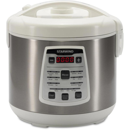 Мультиварка Starwind SMC4200 5л 900Вт белый/серебристый