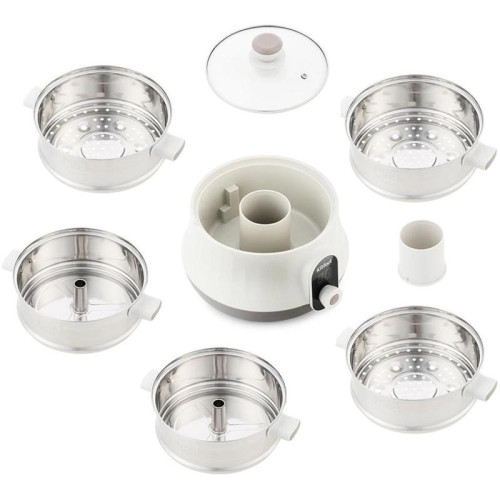 Пароварка Kitfort КТ-2035 5ярус. 600Вт серебристый