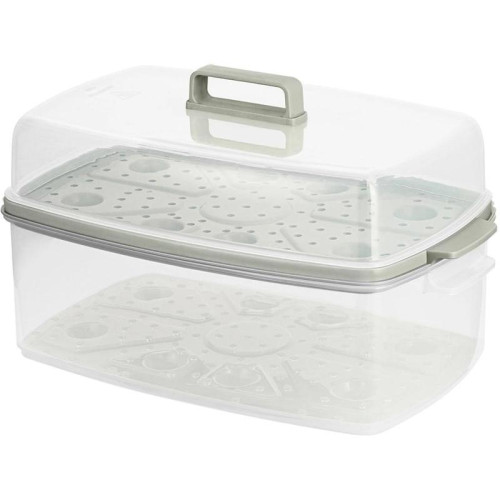 Пароварка Kitfort КТ-6431 2ярус. 800Вт белый/серый