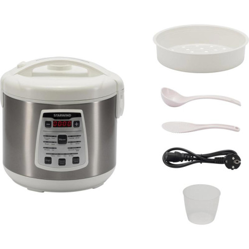 Мультиварка Starwind SMC4200 5л 900Вт белый/серебристый