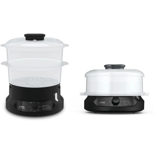 Пароварка Tefal VC139810 2ярус. 800Вт черный