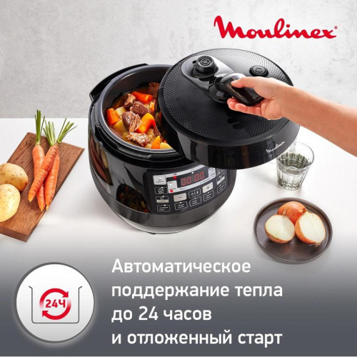 Мультиварка Moulinex Quickchef CE430832 5л 1000Вт черный