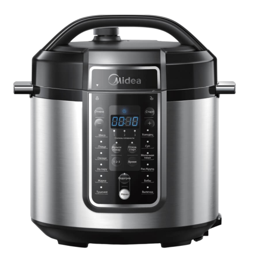 Мультиварка Midea/ Мультиварка Midea, скороварка, объем чаши 5.7 л, 14 автоматических программ, режим мультиповар, мощность 1000 Вт, антипригарное покрытие, отсрочка старта до 24 ч