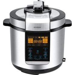 Мультиварка-скороварка Hyundai HYMC-2406 6л 1000Вт серебристый/черный