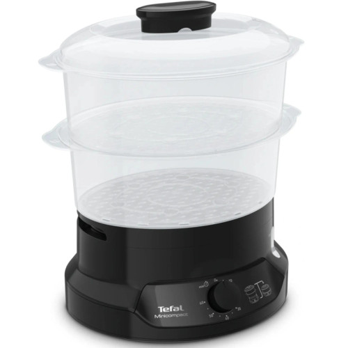 Пароварка Tefal VC139810 2ярус. 800Вт черный