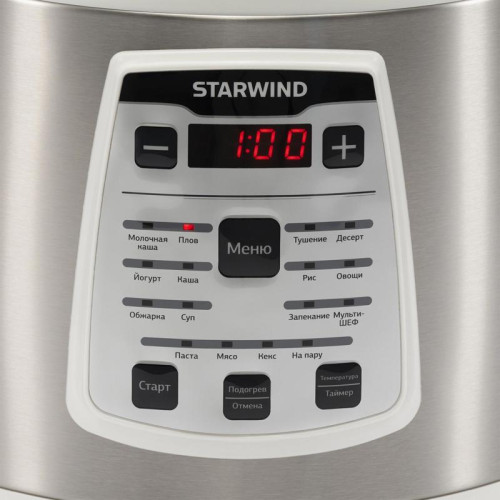 Мультиварка Starwind SMC4200 5л 900Вт белый/серебристый