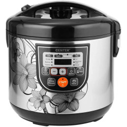 Мультиварка Centek CT-1498 5л 700Вт черный/стальной