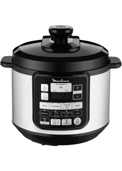 Мультиварка-скороварка Moulinex CE620D32 5л 1000Вт серебристый/черный