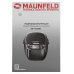 Мультиварка MAUNFELD/ Мультиварка MAUNFELD MF-1622BK, мощность 860 Вт, электронное управление, 12 автоматических программ, антипригарное покрытие чаши, объем чаши 5 л, дисплей, отсрочка старта, приготовление на пару, цвет черный