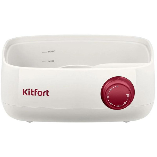 Пароварка Kitfort КТ-6830 3ярус. 800Вт белый/красный