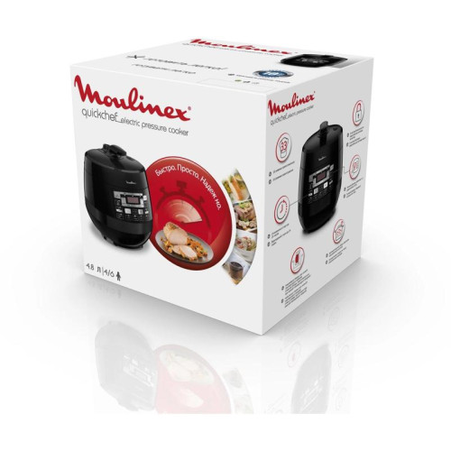 Мультиварка Moulinex Quickchef CE430832 5л 1000Вт черный